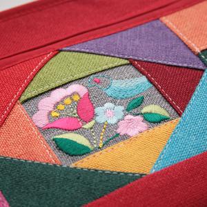 韓国伝統 チョガクボ 花刺繍 綿 ポーチ パッ...の詳細画像3