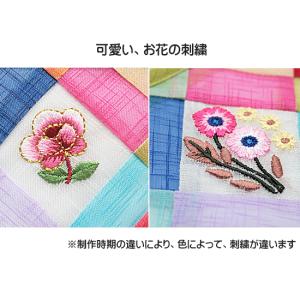 韓国伝統 チョガクボ モシ 花刺繍 ポーチ 小...の詳細画像4
