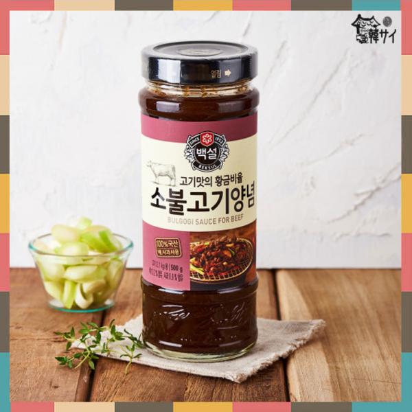 白雪　牛プルコギのタレ　500g（瓶入り）★韓国食材＊韓国焼肉たれ★