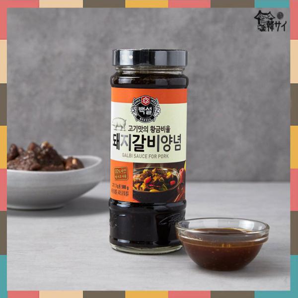 白雪　豚カルビのタレ　500g（瓶入り）★韓国食材＊韓国焼肉たれ★