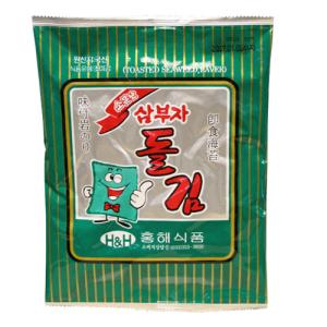 ★韓国食品*韓国のり★うわさのサンブジャ のり (全形） 6枚入