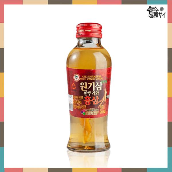 「元気参★紅参」高麗紅参ドリンク　120ml【1本】　★ウォンギサム★韓国食品/韓国飲物/韓国飲料/...