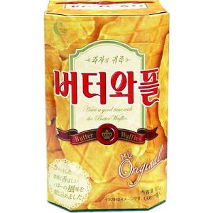 バターワッフル (日本語版）　3枚*5袋入り　★韓国食材/韓国お菓子/チョコレート／パイ/お菓子/韓...