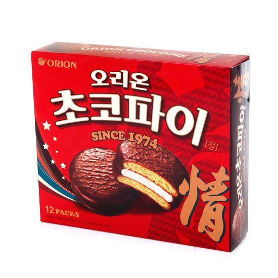 *韓国食材/韓国お菓子★ORION　チョコパイ　１箱ｘ12個入