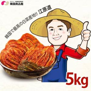 【５月中旬入荷予定】送料無料【江原】ガンウォンドンガン キムチ 5kg ★ 白菜キムチ 江原道 家庭用 業務用ポギキムチ 韓国産キムチ 韓国食品