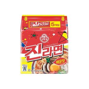 オットギ　ジンラーメン 辛口 ( 120g x 10袋 )｜koreatrade