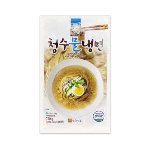 清水　冷麺　乾麺+液状スープ入り(720g)／韓国冷麺／韓国料理／韓国食品／ネコポス｜koreatrade