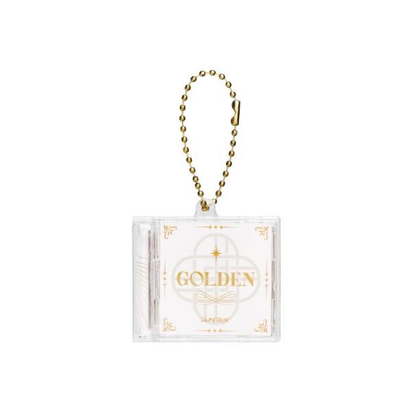 【NETFLIX公式デーモン・ハンターズ】ミニCDキーリング「Golden」