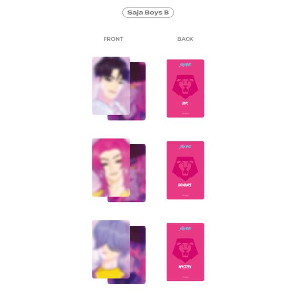 【NETFLIX公式デーモン・ハンターズ】レンチキュラー・フォトカードセット【サジャ・ボーイズB】