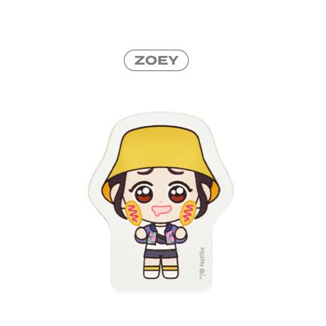 【NETFLIX公式デーモン・ハンターズ】アクリルブロック【ゾーイ】