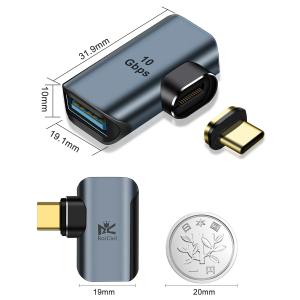 RoiCiel マグネットL字 USB A t...の詳細画像4