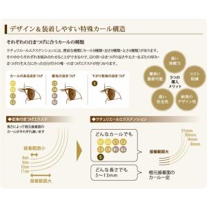 まつげエクステ クチュリエール Sカール 1列...の詳細画像2