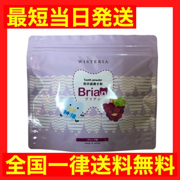 ブリアン 歯磨き粉 Brian 0.5g 60包 子供用歯磨き粉 グレープ味