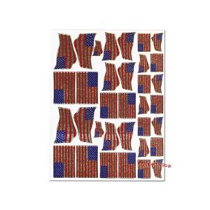 キラキラステッカー（USA FLAG）