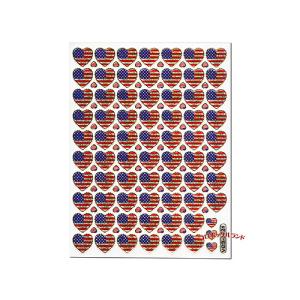 キラキラステッカー（アメリカハート）