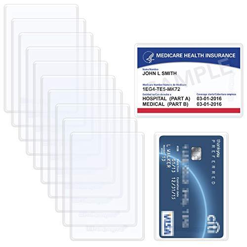 Wisdompro カード保護ケース クリア ソフト カード保護フィルム ビニール 薄型 クレジット...