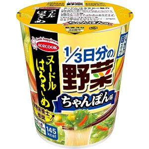 エースコック ヌードルはるさめ 1/3日分の野菜 ちゃんぽん味 43g×6個｜korokoro-shop