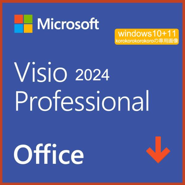 Visio 2024 Professional 永続版|オンラインコード版|Windows11、10...