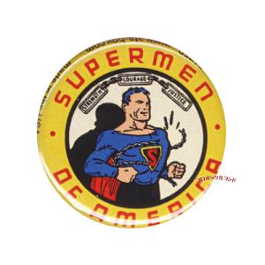 DCコミック缶バッジ045（スーパーマン・アメリカ）｜koromini