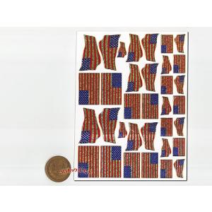 キラキラステッカー(USA FLAG)の詳細画像1