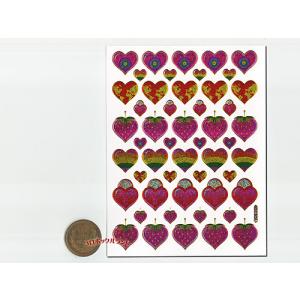 キラキラステッカー(ハートストロベリー)の詳細画像1