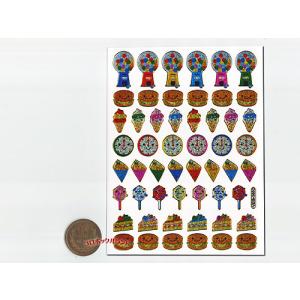 キラキラステッカー(ハンバーガー)の詳細画像1