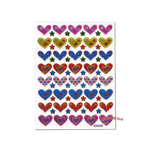 キラキラステッカー（デザインハート＆スター）