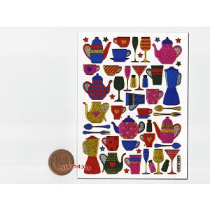 キラキラステッカー(ティーポット)の詳細画像1