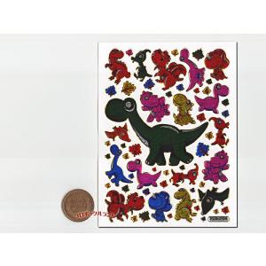 キラキラステッカー(コミック恐竜)の詳細画像1