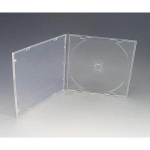 CDケース 2枚用スリムPPケース 100個 2ディスクケース : DVD・CDケース