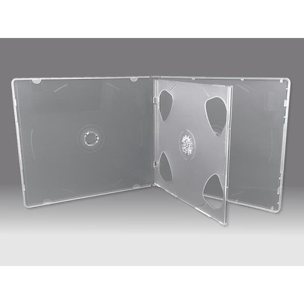 4ディスクPPケース（中トレイPSタイプ） 200個 CDケース DVDケース4枚用