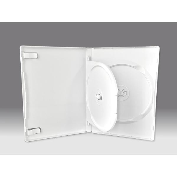15mm厚Mロックケース 2枚用 フリップトレイ 100個入 白、スーパークリア アマレーサイズ  ...