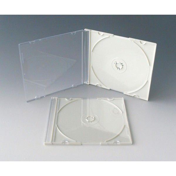 CDスーパースリムケース 100個  黒/白/半透明クリア  5mmPケース  高品質タイプ
