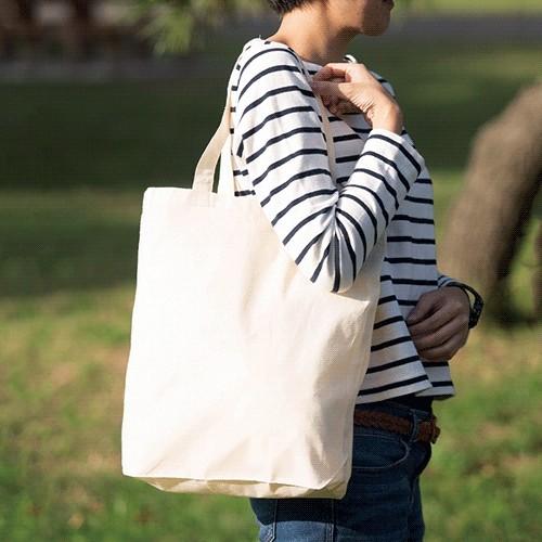 ぴったりサイズのコットンバッグ Ｍサイズ 200枚   無地 名入れプリント可能 トートバッグ エコ...