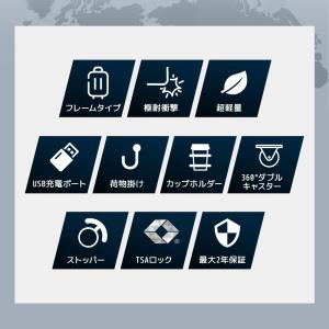 【限定クーポンで7182円!】 スーツケース ...の詳細画像3