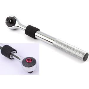 コシハラ 差込角9.5mm(3/8インチ) 伸縮式ラチェットハンドル 伸縮式ラチェットレンチ 伸縮ラチェットハンドル ギア数72T 伸縮幅 200-300mm 台湾製KOSHIHARA M158