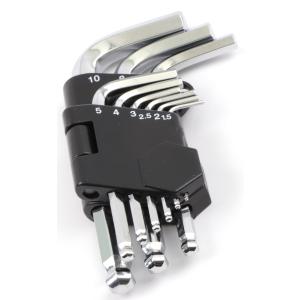 六角レンチ E-Value 六角レンチセット ELBW09NL 9本 ボールポイント形状