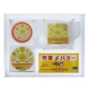 新潟県　佐渡乳業　「農場ナチュラルチーズ＆バターセット」　クール便・メーカー直送・送料無料