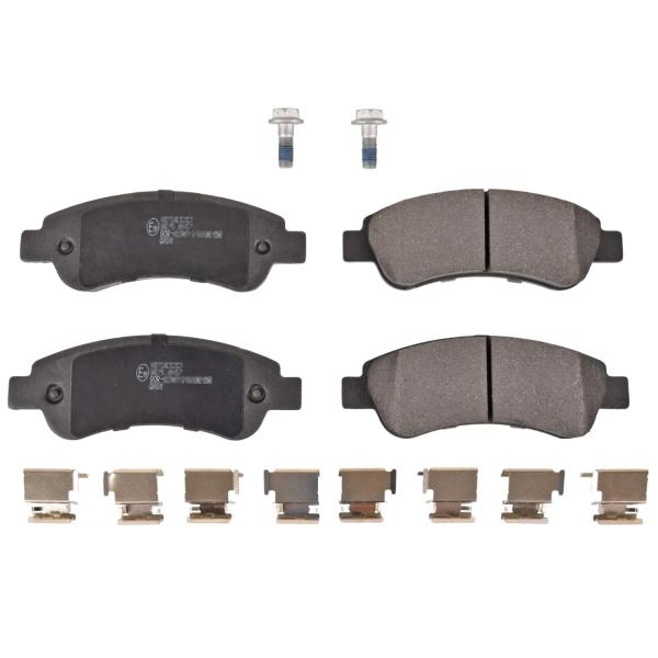 【並行輸入品】febi bilstein 16814 ブレーキパッドセット 追加パーツ付き 4個パッ...