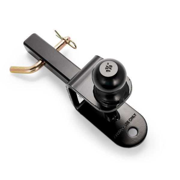 【並行輸入品】Black Boar ATV/UTVマウント ヒッチボールとウインチストラップループ付...