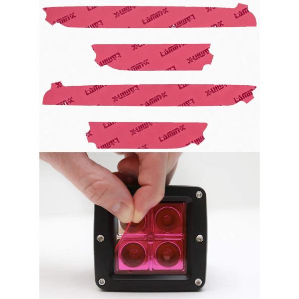 【並行輸入品】Lamin x Custom Fit Pink DRL, Turn Signal Co...