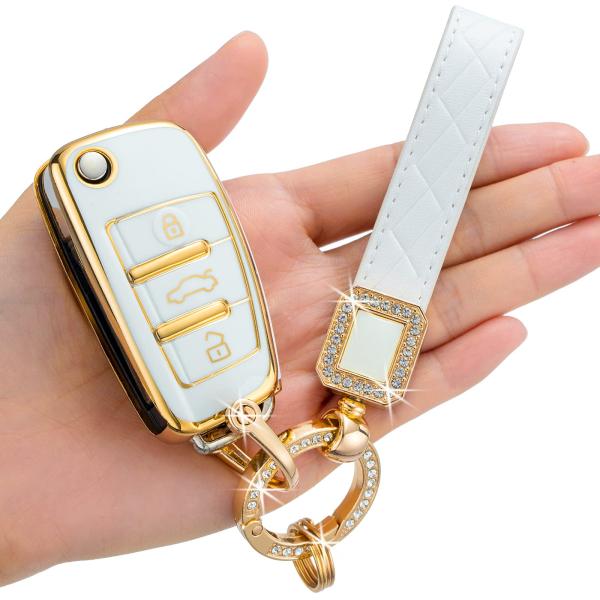 【並行輸入品】for Audi Key Fob Cover,Soft TPU 360 Degree ...