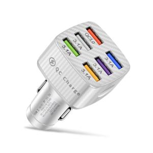 【並行輸入品】車用充電器アダプター 6ポート USB QC3.0 高速カーチャージャー QC3.0/3.1A 32V アップグレード スマートシ