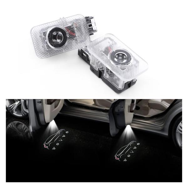 【並行輸入品】TAIKOO Doors Puddle Lights for Volvo XC90 X...