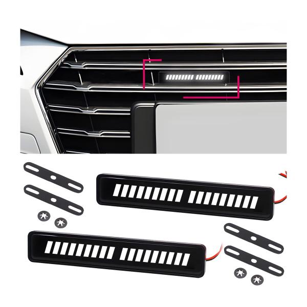 【並行輸入品】AICEL 2個 車 デイタイム ランニングライト 12V 36 LED 防水シールス...