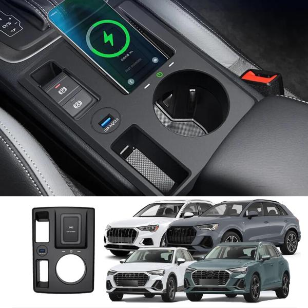 【並行輸入品】Car Wireless Charger for Audi Q3/Q3 Sportba...
