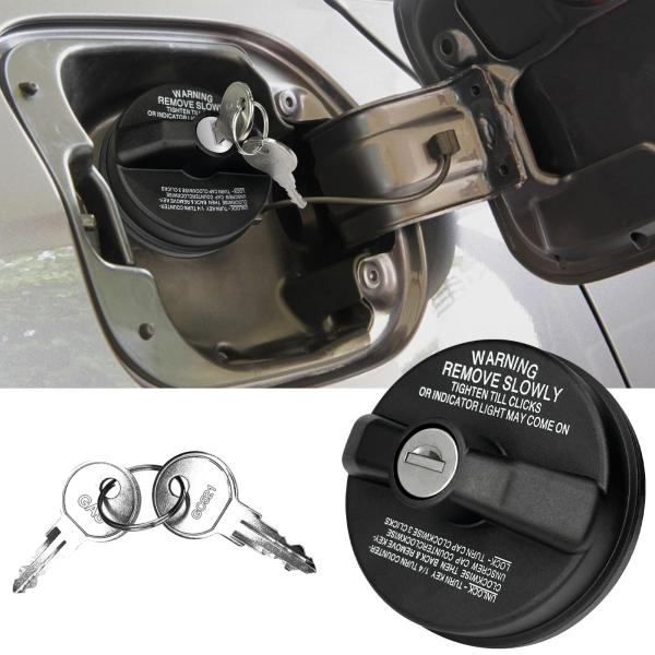 【並行輸入品】Hirificing Locking Gas Cap Fuel Tank with K...