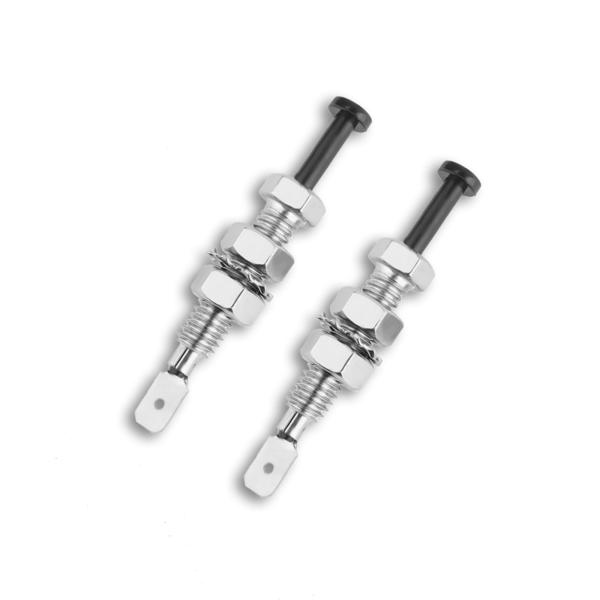 【並行輸入品】2PCS Car Hood Pins Switches,On Off Momentar...