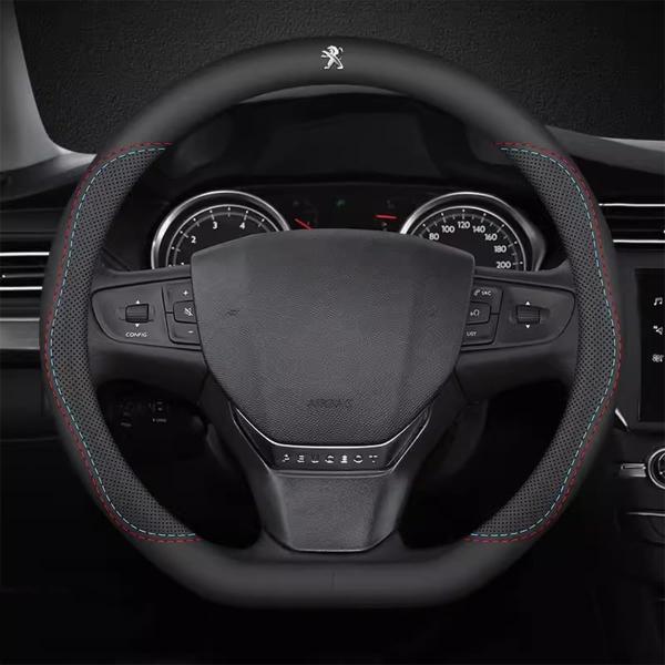 【並行輸入品】IASJKI Car Steering Wheel Cover for Peugeot...