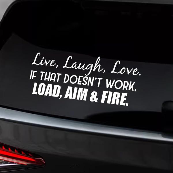 【並行輸入品】Live Laugh Love If That Don't Work Load Aim...